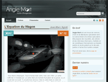 Tablet Screenshot of angle-mort.fr